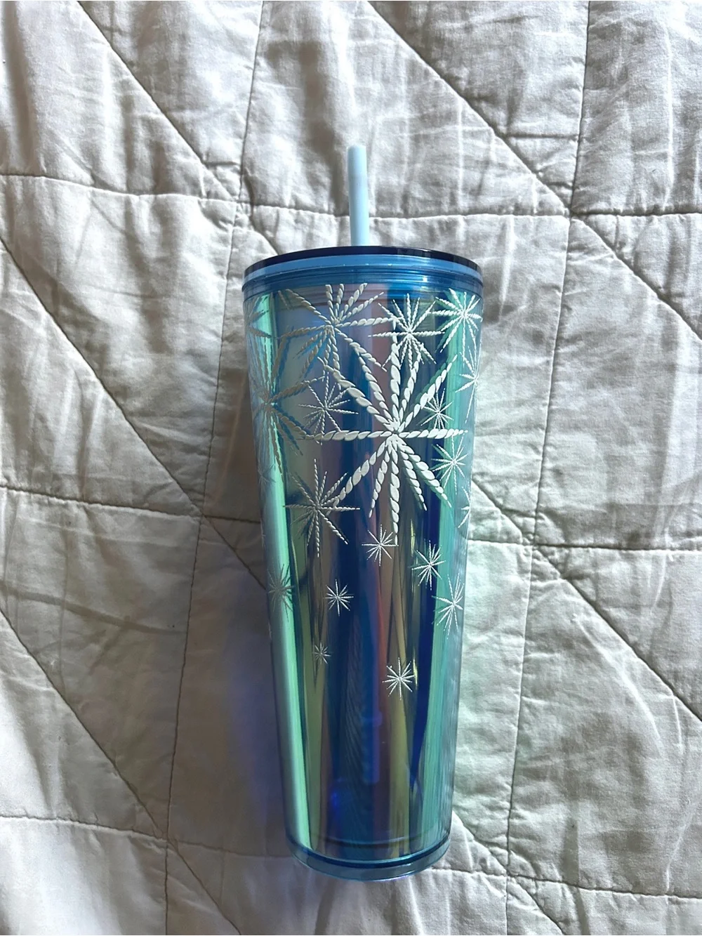 Starbucks Blue Iridescent Tumbler
